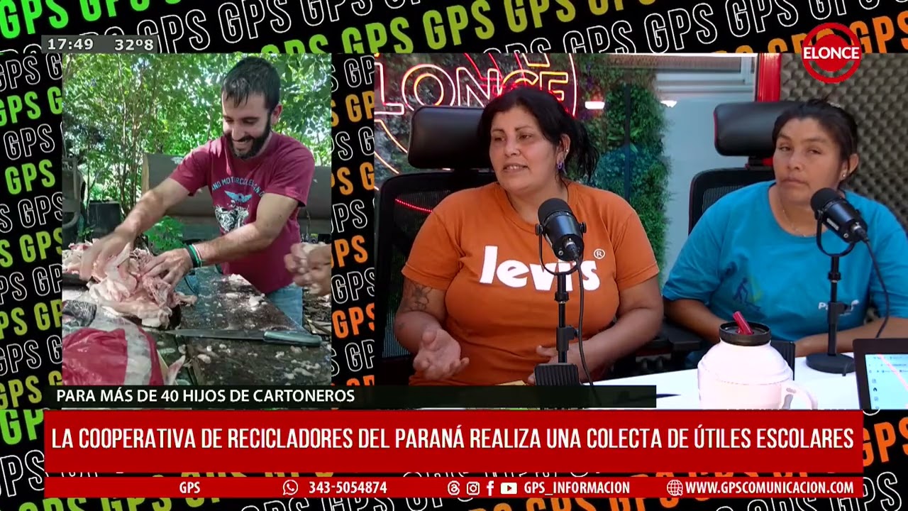 La cooperativa de recicladores del Paraná realiza una colecta de útiles escolares-ELONCE-23/01/2026
