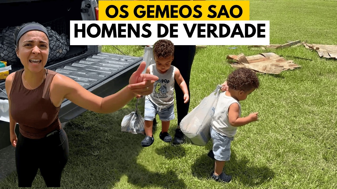 ESTOU CRIANDO OS GEMEOS PARA SER ISSO...