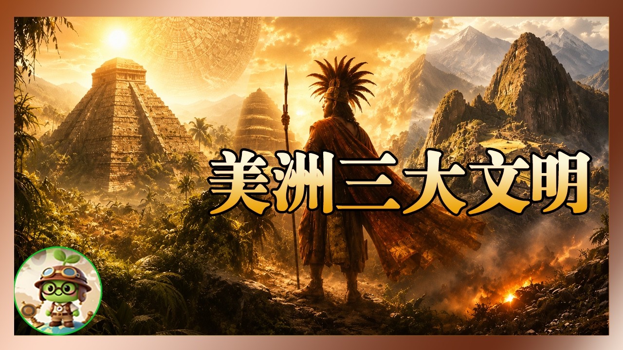 美洲三大文明的興起與消亡｜瑪雅｜阿茲特克｜印加｜西班牙