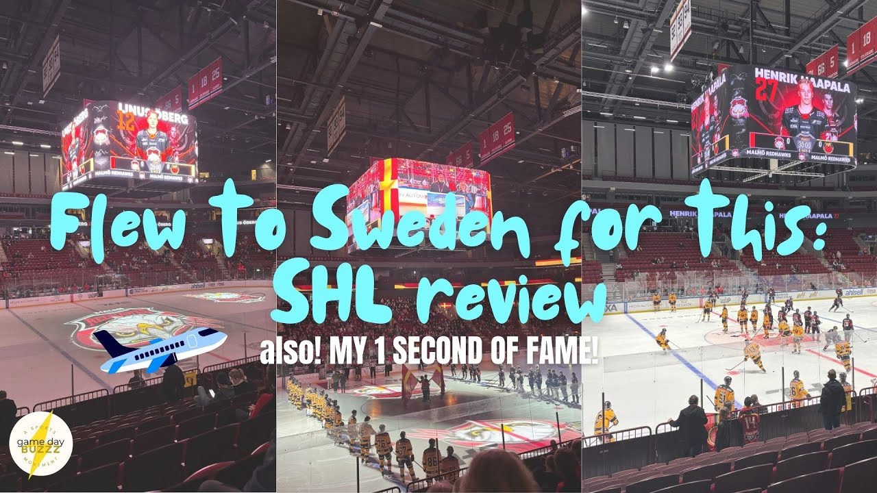 My Hockey Experience at Malmö Redhawks vs Luleå: Was It Worth It? #SHL #icehockey #gameday