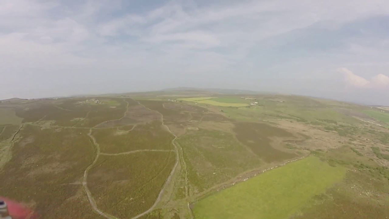 Tregeseal stone circle from the air