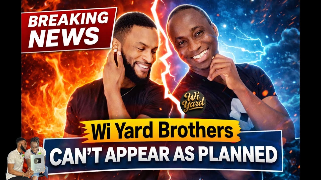 Wi Yard Brothers Can’t Appear as Planned. They Have Finally Parted Ways. Join Us for More Details