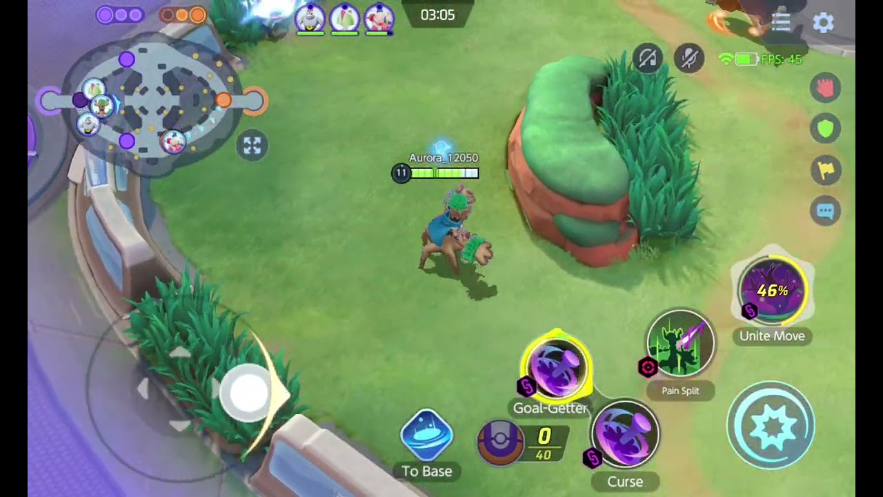 Trevenant gameplay || Quick battle - Mer Stadium || #AuroraElysgaming, #PokemonUnite  07022026