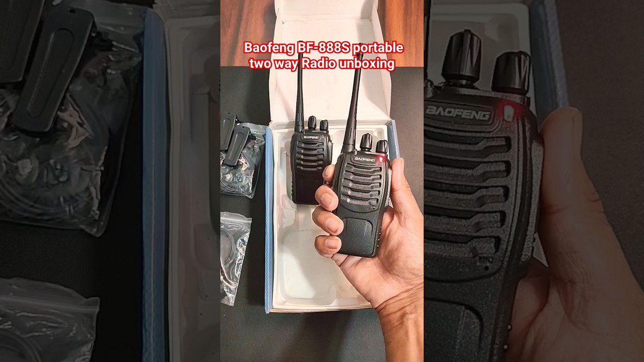 Baofeng BF-888S portable two way Radio unboxing #baofeng #bf888s #twowayradio #BF888S #walkytalky