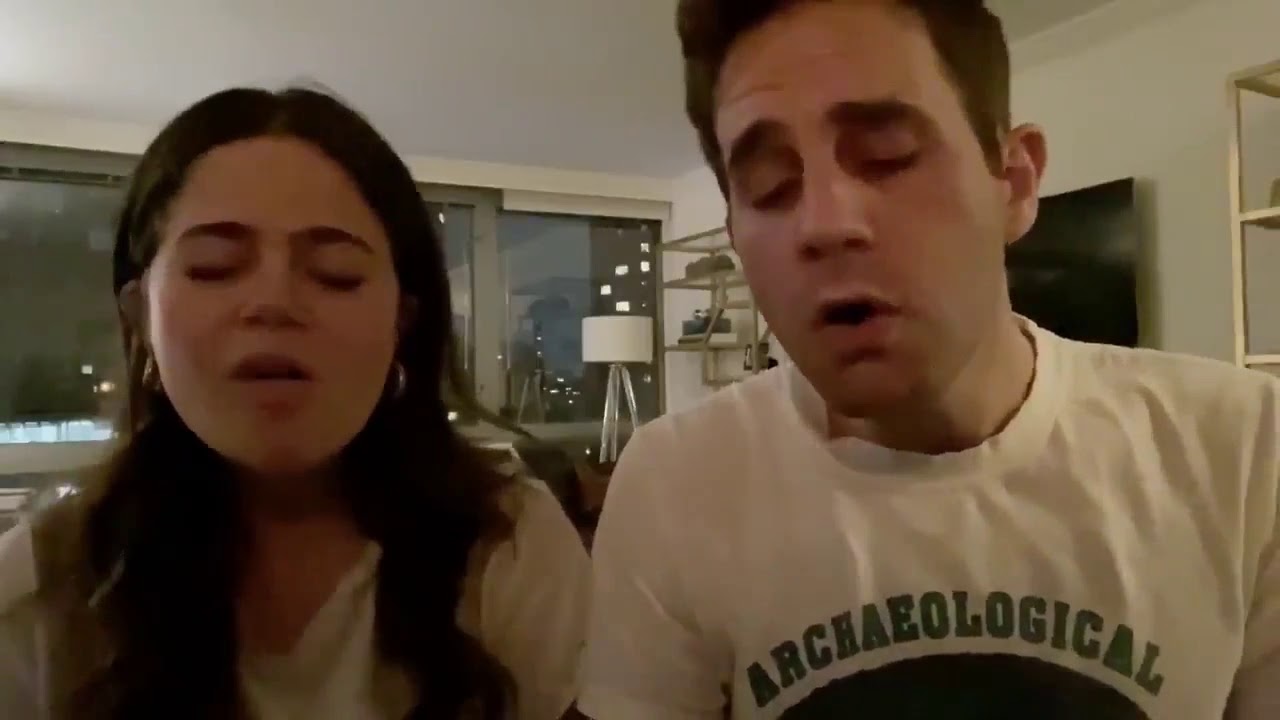 Ben Platt and Molly Gordon singing Slow Burn by Kacey Musgraves