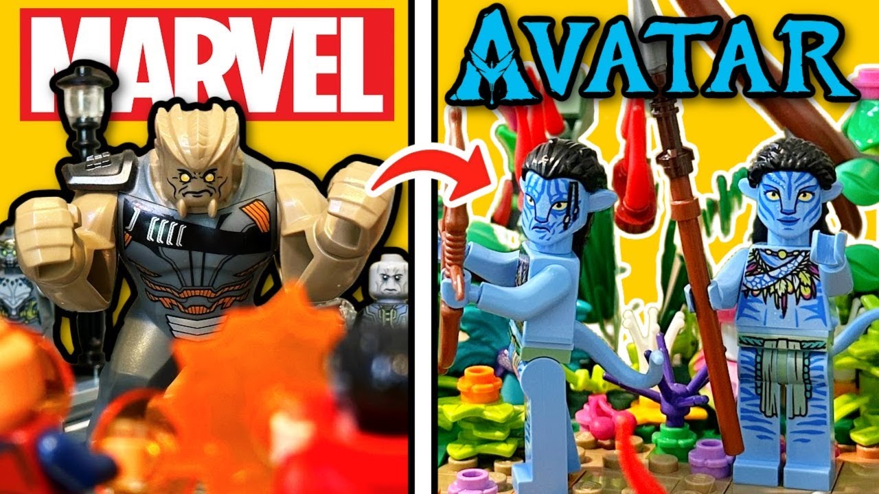 Я построил ЭПИЧЕСКИЕ битвы из фильмов в LEGO!