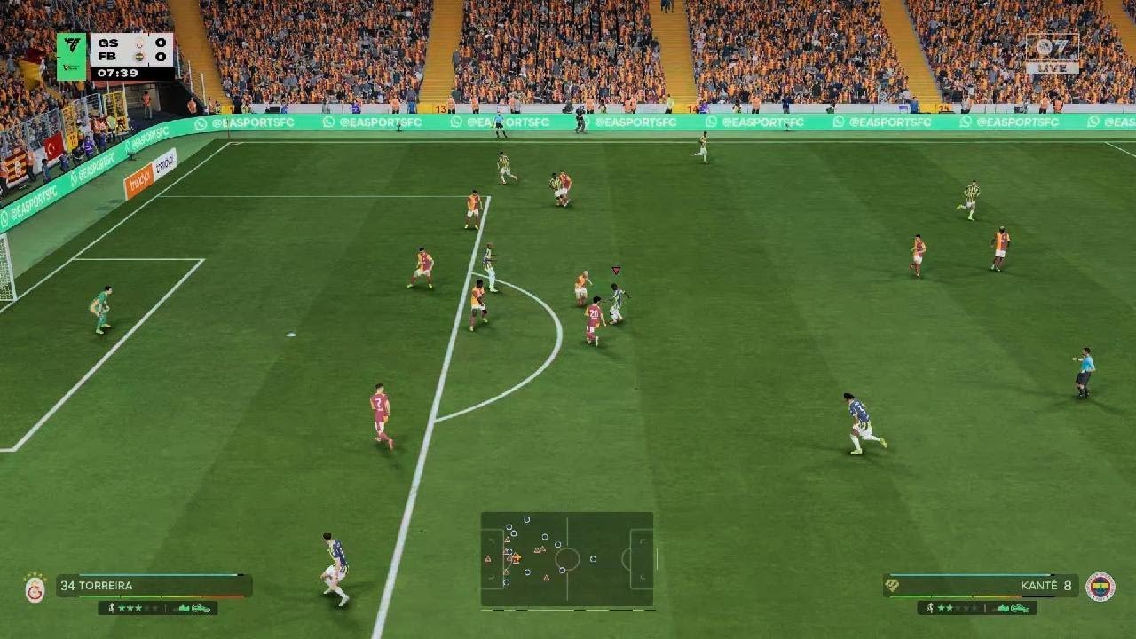 FC 26 Fenerbahçe-Galatasaray Rams Park Zorluk:Profesyonel