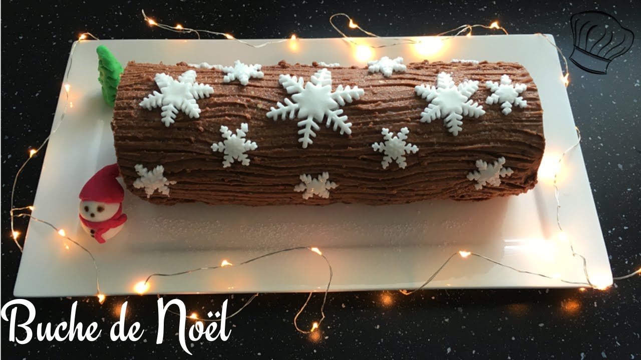 BUCHE DE NOËL - À LA CRÈME AU BEURRE