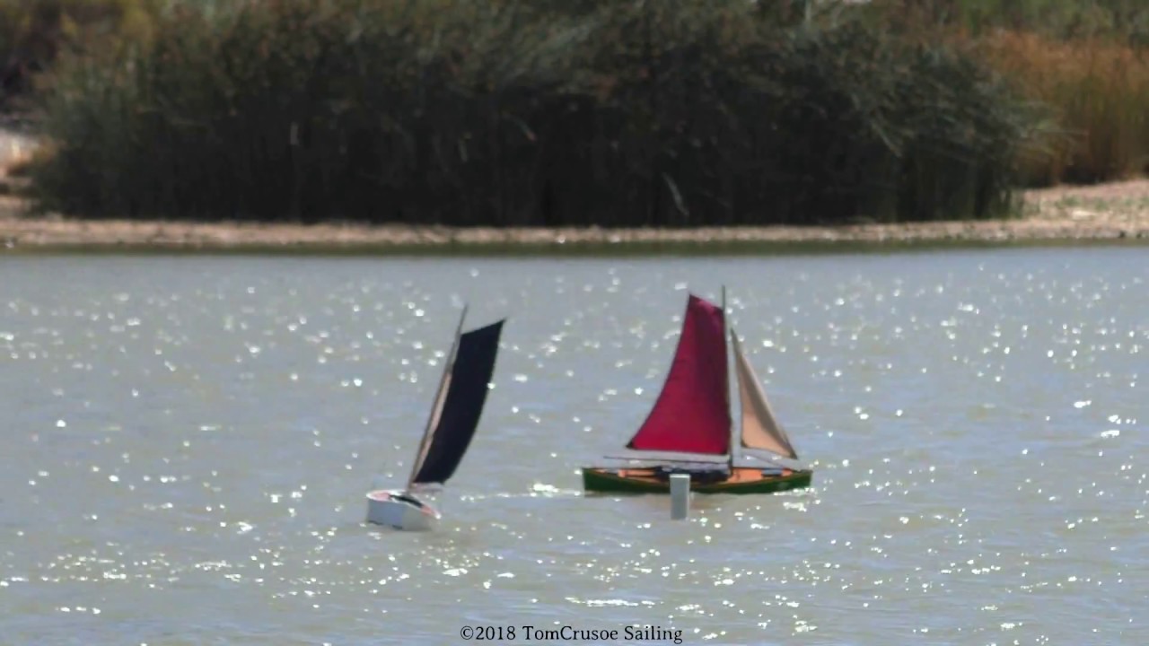 Rc Sloop Emma Match racing, first tryout