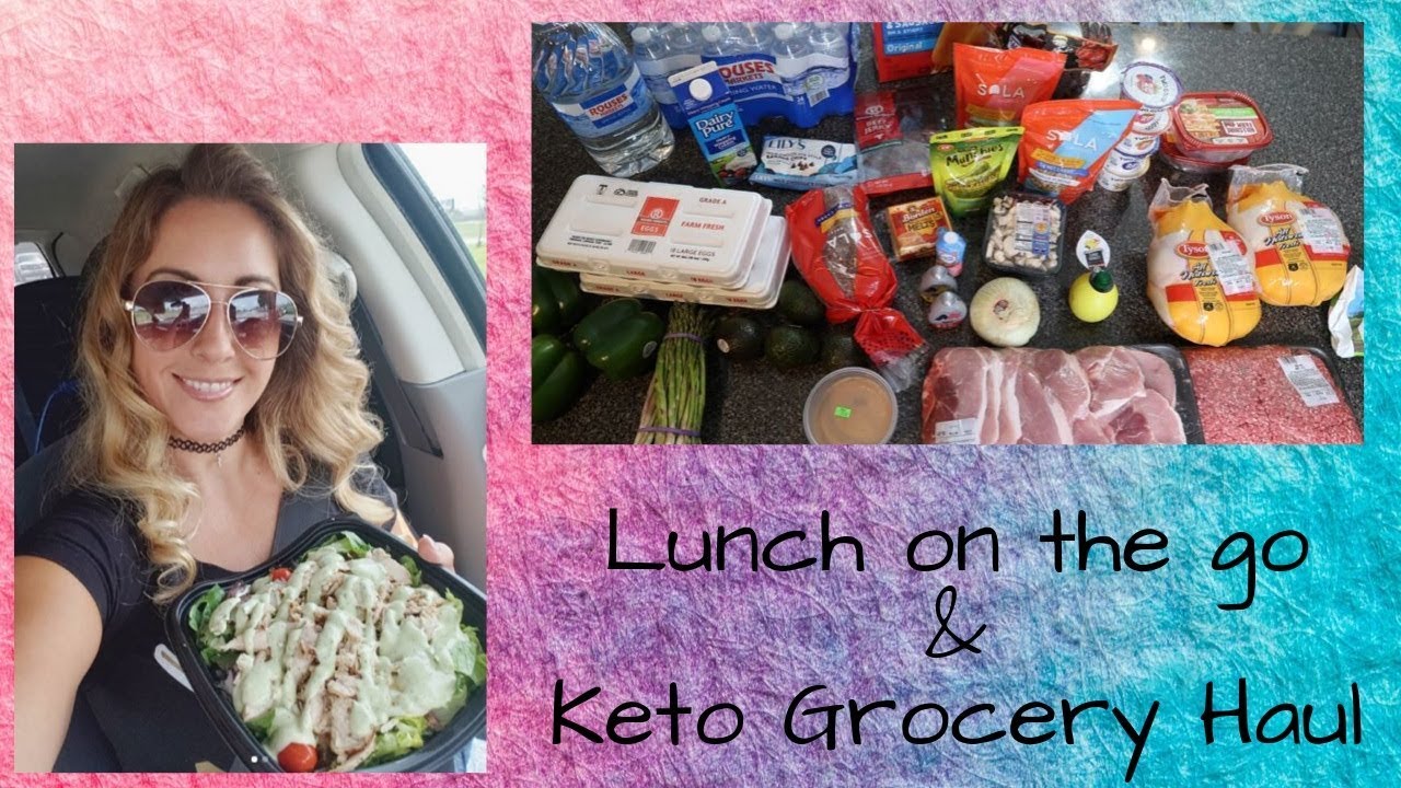 Keto Grocery Haul & Lunch on The Go