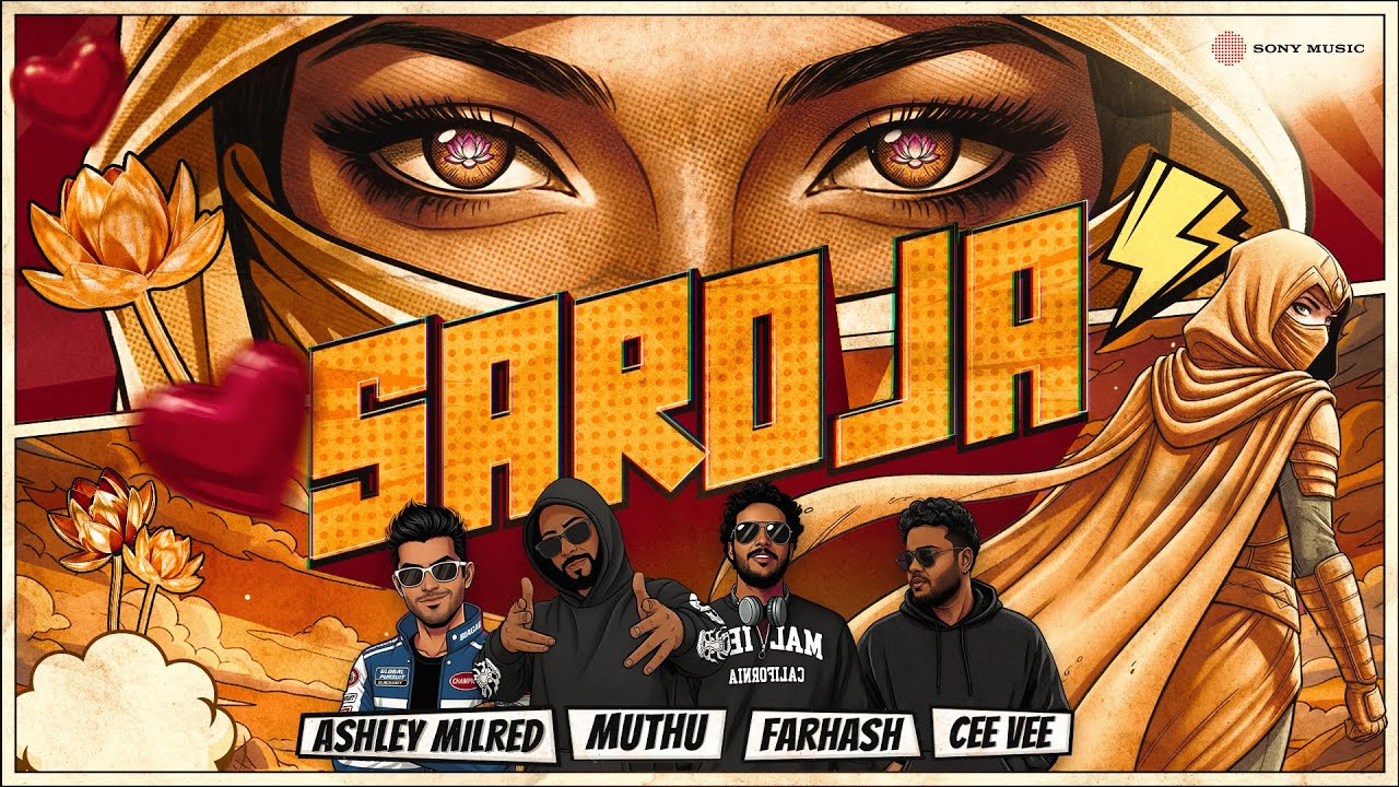 Saroja - Official Music Video | Farhash | Cee Vee | Ashley Milred | Muthu | Malayalam Pop