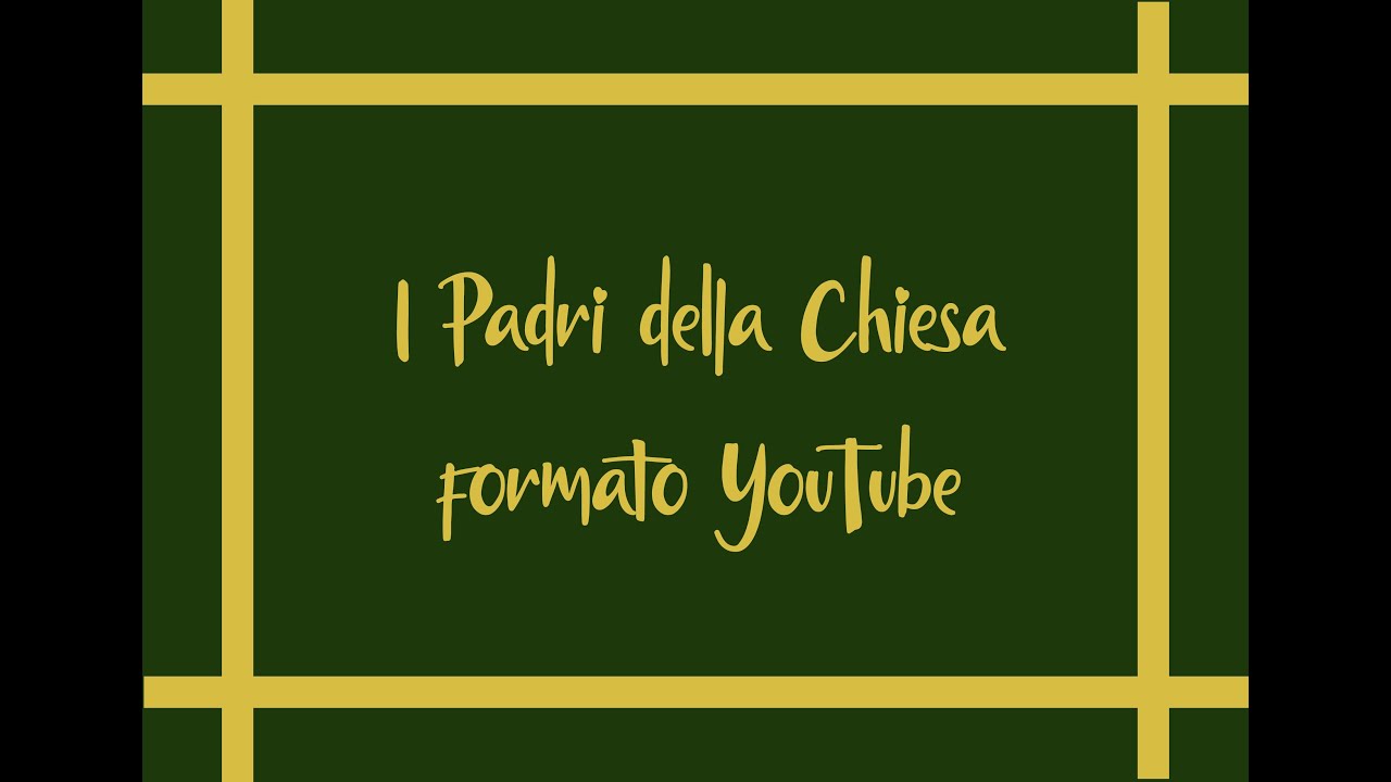 I Padri formato YouTube - Origene