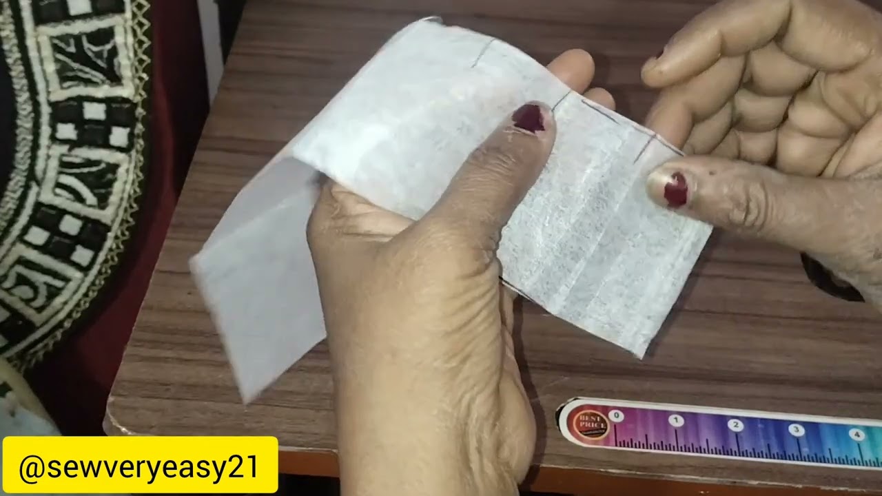 Zig zag बनाने का आसान तरीका। Zigzag बनाने का तरीका।how to make zigzag cutting। Cutting and stiching 