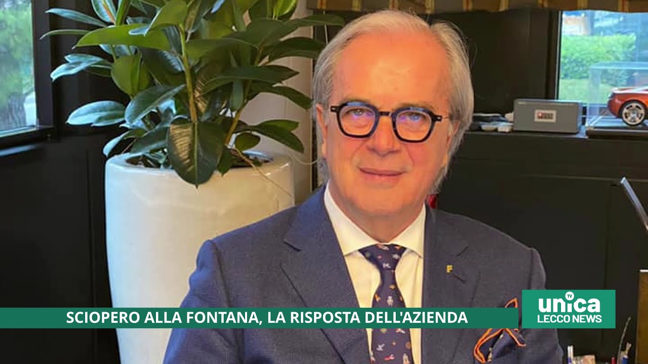 Sciopero alla Fontana, la risposta dell'azienda