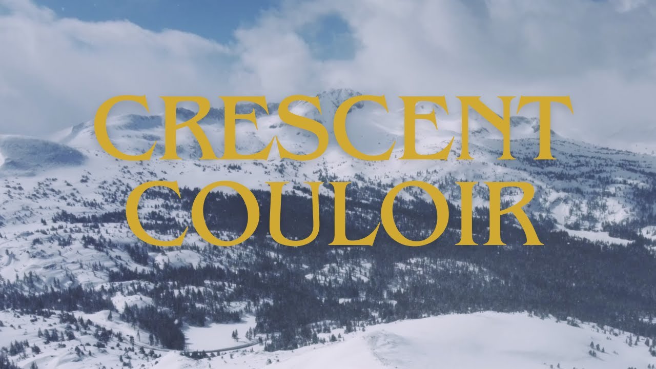 Skiing Crescent Couloir - Round Top, Lake Tahoe