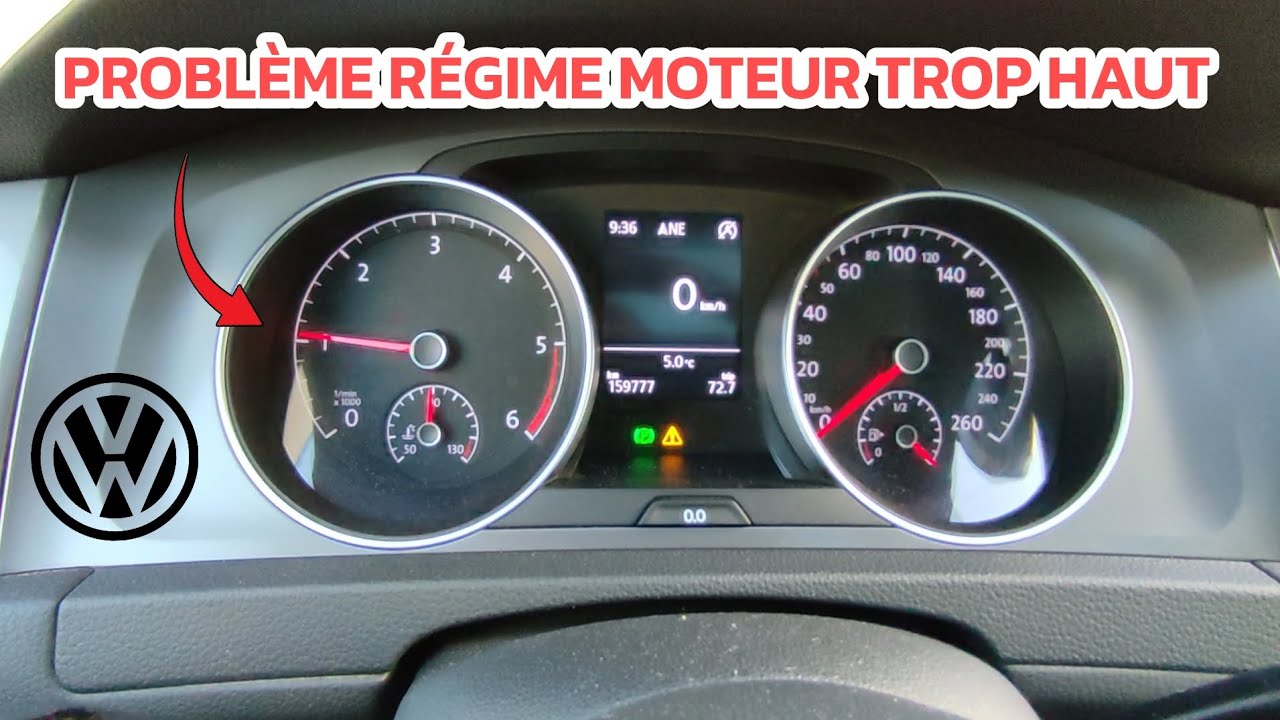 ПРОБЛЕМА С ВЫСОКОЙ СКОРОСТЬЮ ДВИГАТЕЛЯ НА VW GOLF 7
