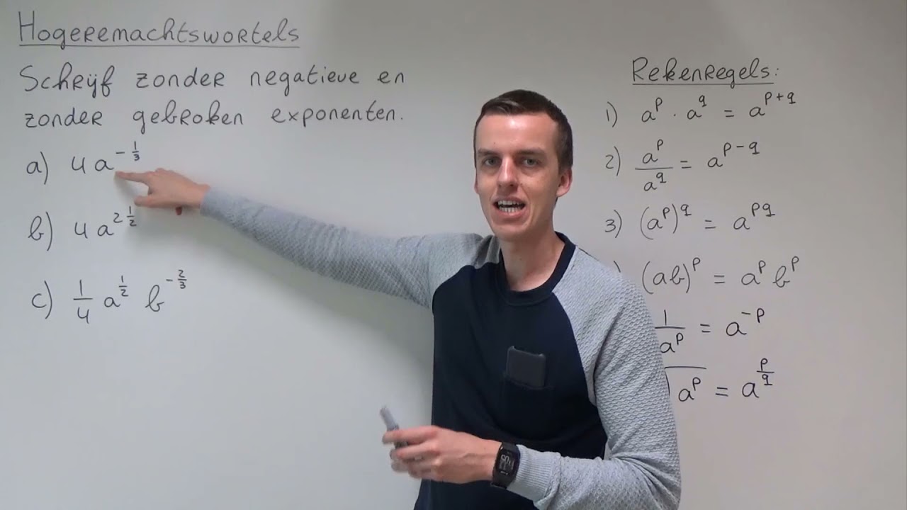 Hogeremachtswortels (VWO wiskunde A/C)