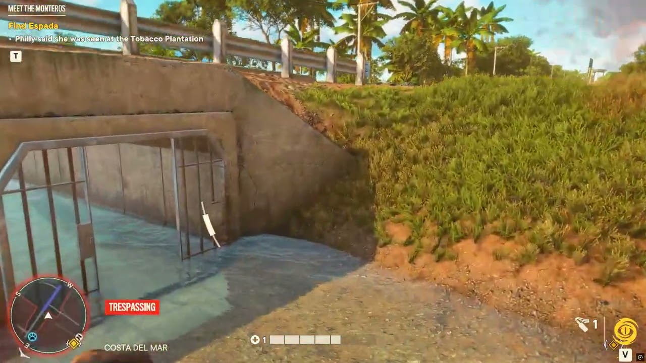 FARCRY6GUERRILLA / COSTA DEL MAR / ANTI AIRCRAFT SITE MU / ROAD WEST/ BRIDGE