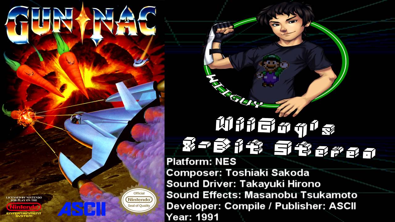 Gun-Nac (NES) Soundtrack - 8BitStereo [UPDATED]