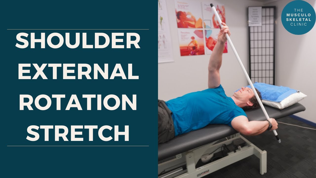 Shoulder external rotation stretch | The MSK Physio