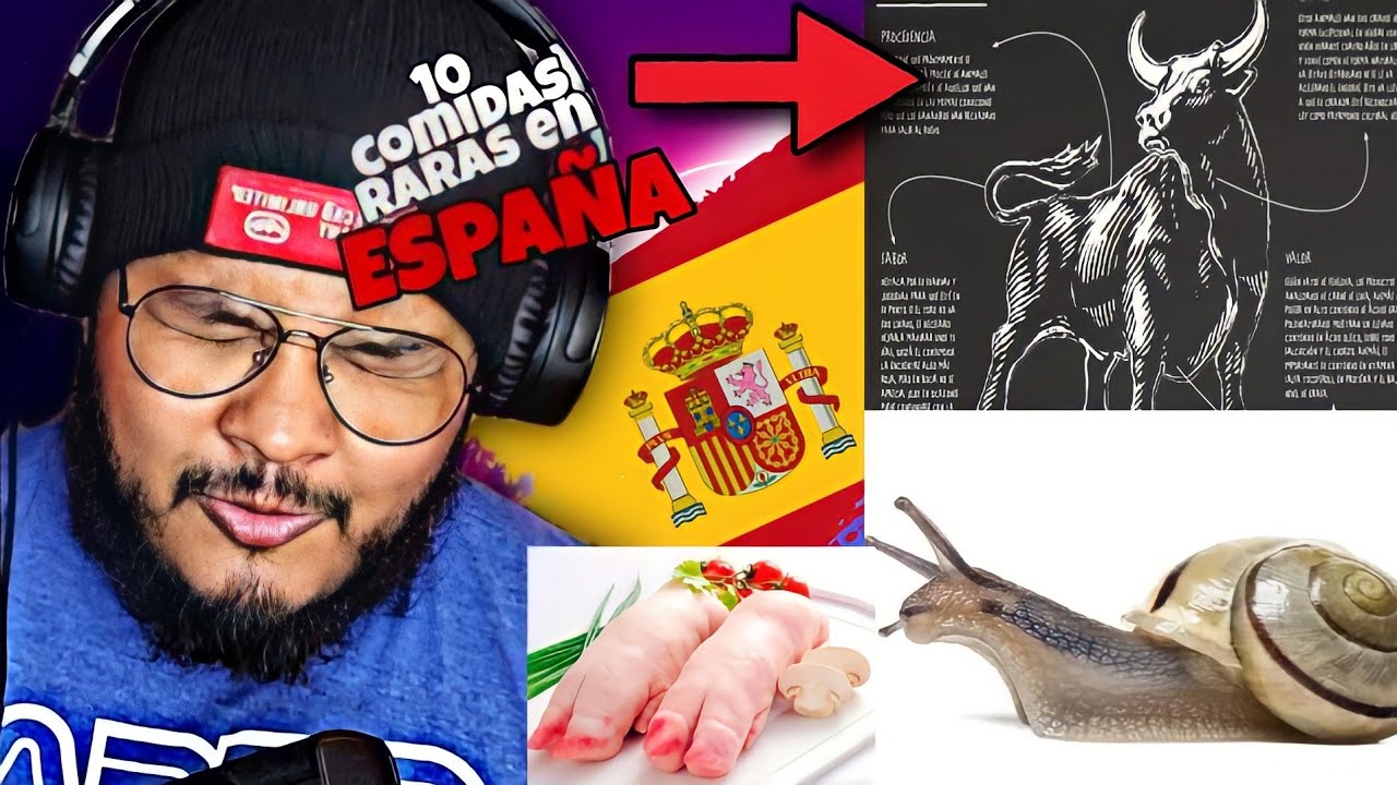 MEXICANO REACCIONA A 10 COMIDAS RARAS EN ESPAÑA| ESPAÑA ASOMBROSA