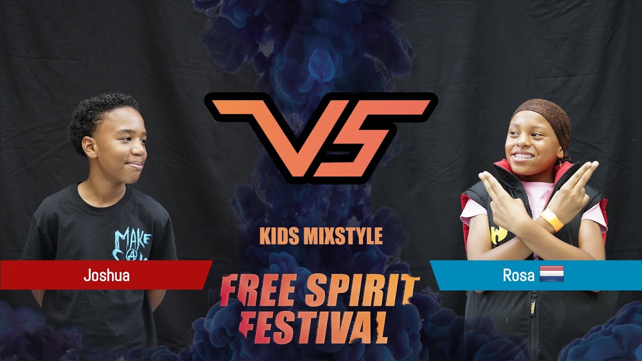 Free Spirit Festival 2019 ► Joshua vs. Rosa ◄ Kids Mixstyle Final
