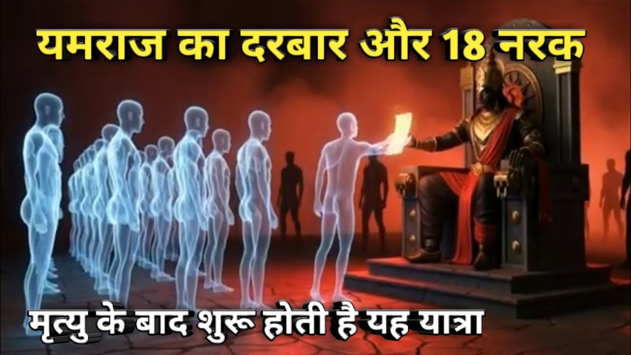 यमराज का दरबार और 18 नरक | मृत्यु के बाद शुरू होती है यह यात्रा | Garud Puran