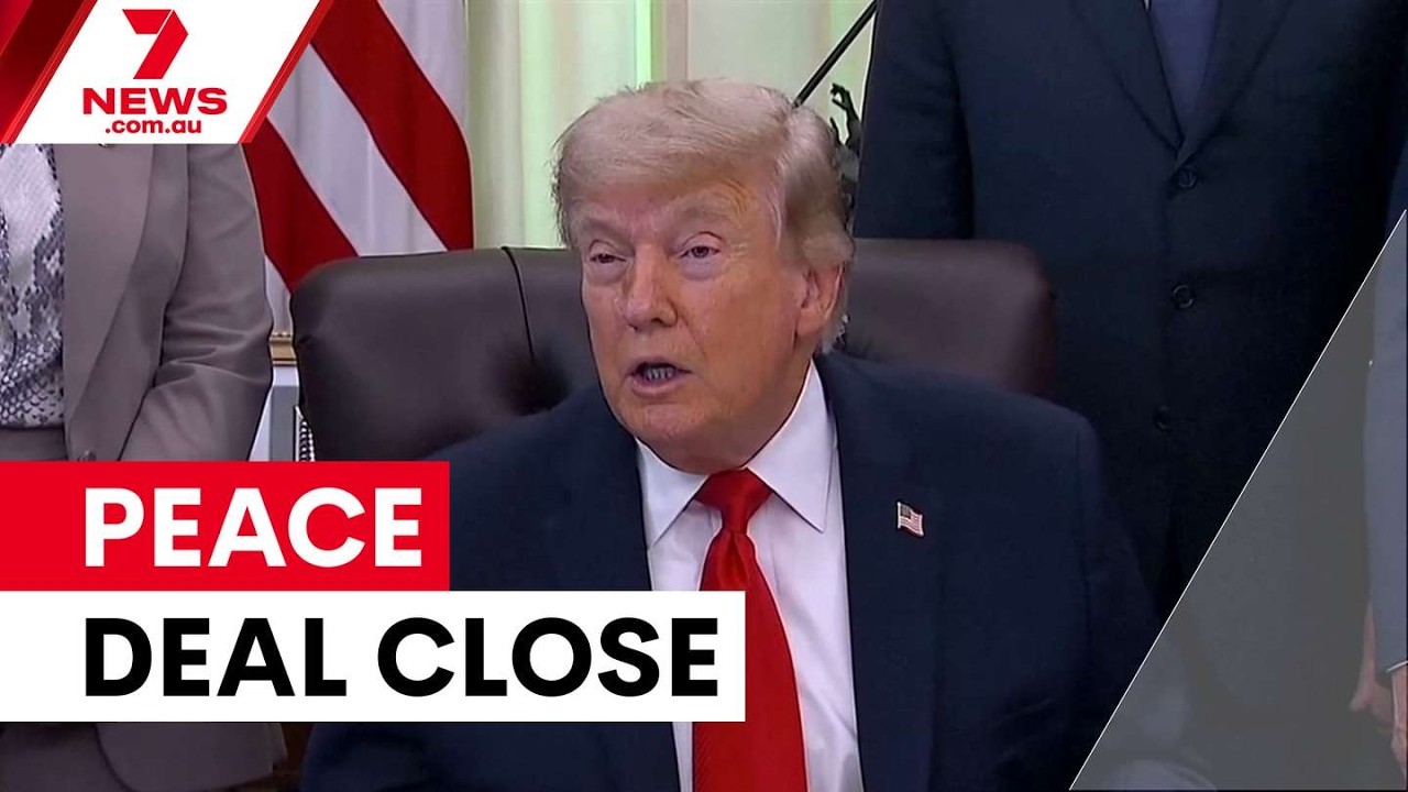 США и Иран близки к историческому мирному соглашению | 7NEWS