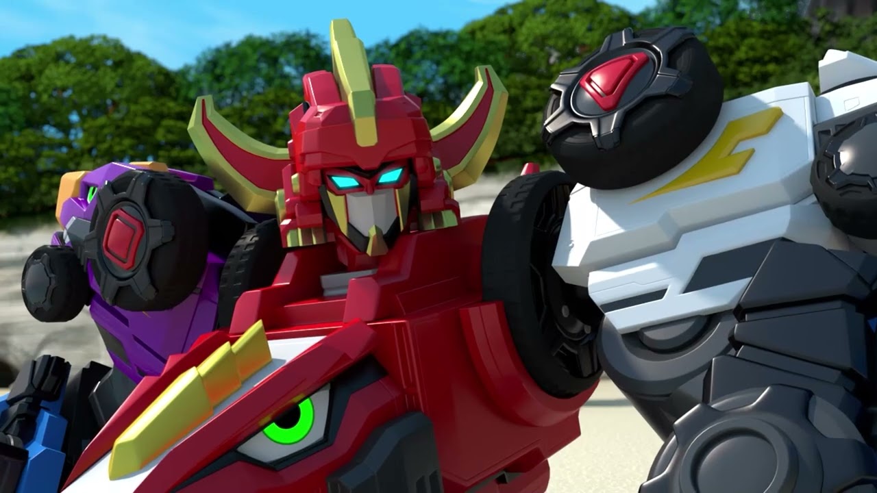 Dino Masters Fights Against Mirror Monster | Dinocore Full Episode | Superhero Cartoons