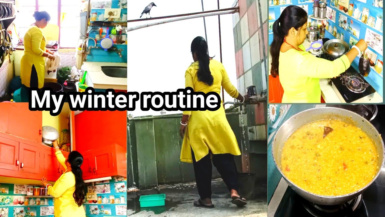 सर्दियों के छोटे दिन से लेकर रात की मेरी रूटीन🌻भोगवाली खिचड़ी कैसे बनाई मैं dailyvlog💁eveningroutine