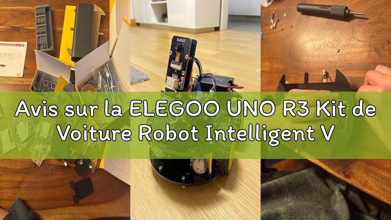 Avis sur la ELEGOO UNO R3 Kit de Voiture Robot Intelligent V4.0 Compatible avec Arduino IDE avec Mod