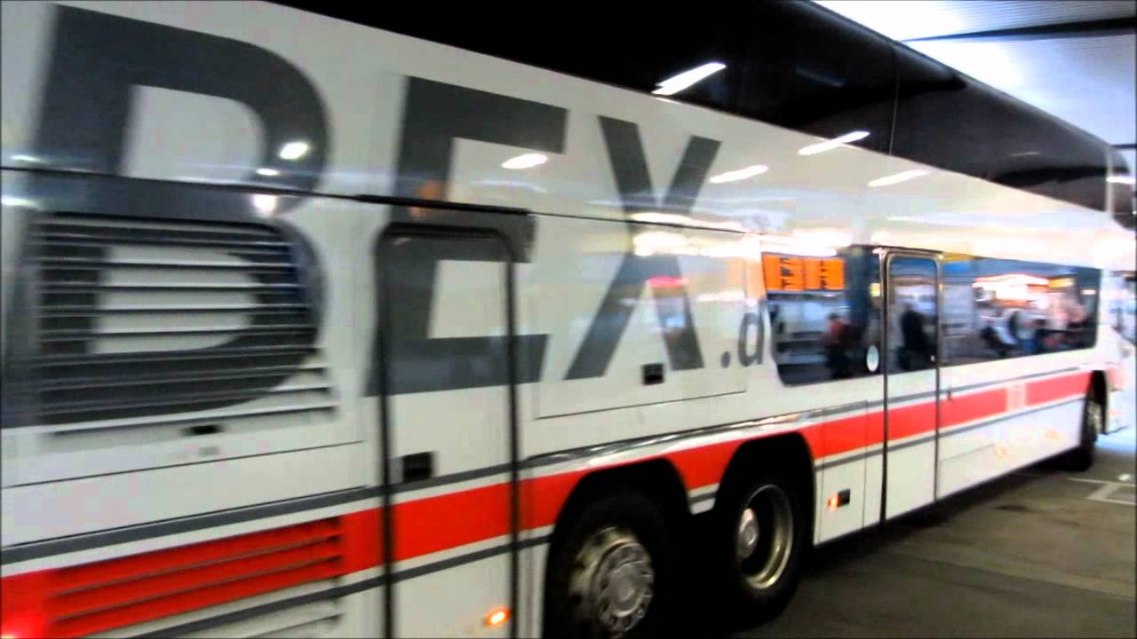 ZOB Berlin Ankunft Bayern Express Linienbus BEX 212 aus Bad Füssing