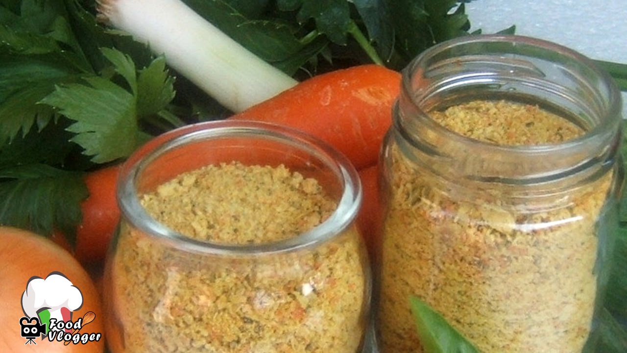 DADO VEGETALE FAI DA TE IN POLVERE, naturale, fatto in casa ed essiccato | FoodVlogger