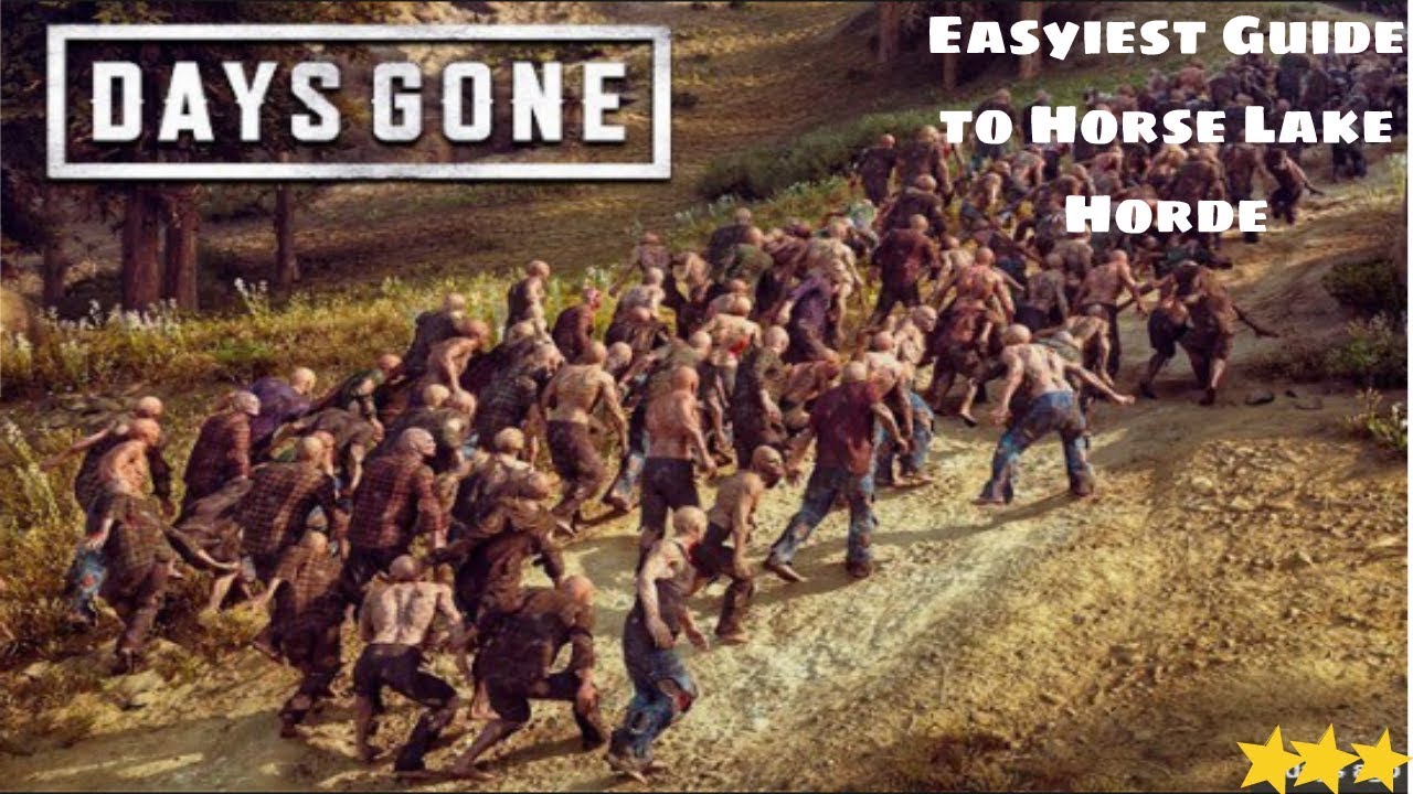 DAYS GONE - HOW TO DEFEAT HORDE AT HORSE LAKE NERO CHECKPOINT EASIEST METHOD