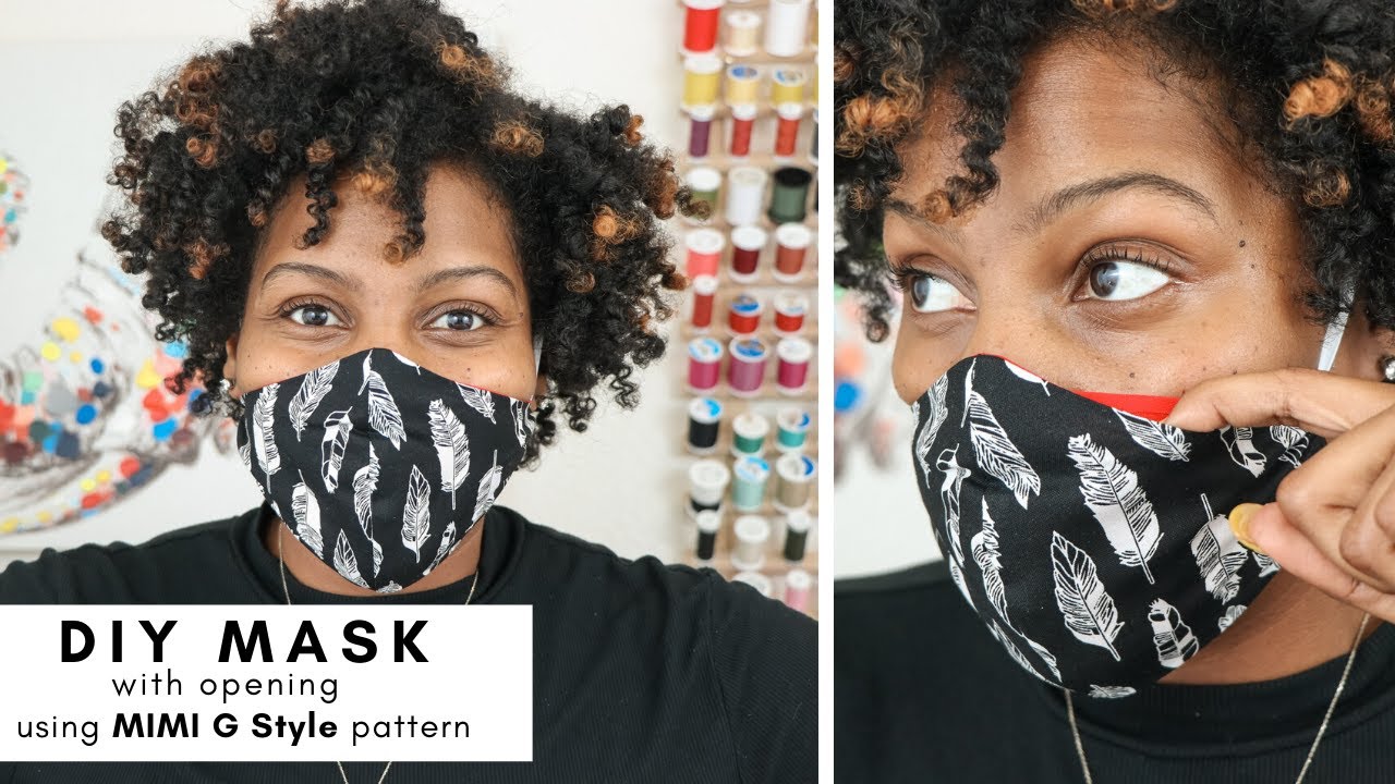 DIY MASK WITH POCKET: USING MIMI G PATTERN