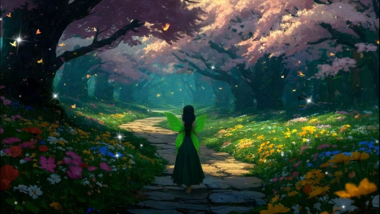 Calm Fantasy Music for Study & Reading | A Peaceful Walk Through Fairy Woods