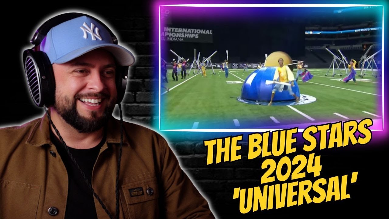 Brit Reacts to Drum Corps | Blue Stars 2024 - 'Universal'