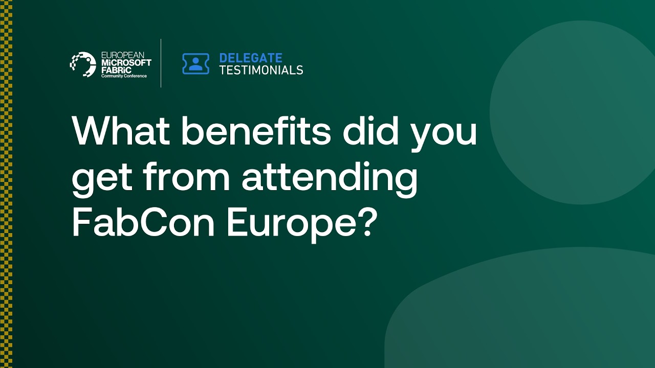 FabCon Europe 25 Customer Review - Lukas Wiegert