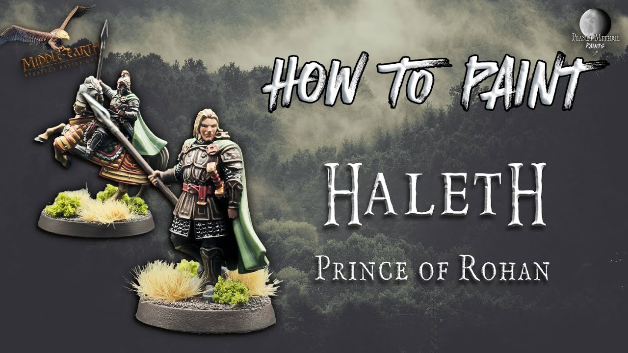 How to Paint Haleth Prince of Rohan | Lord of the Rings MESBG Painting Tutorial
