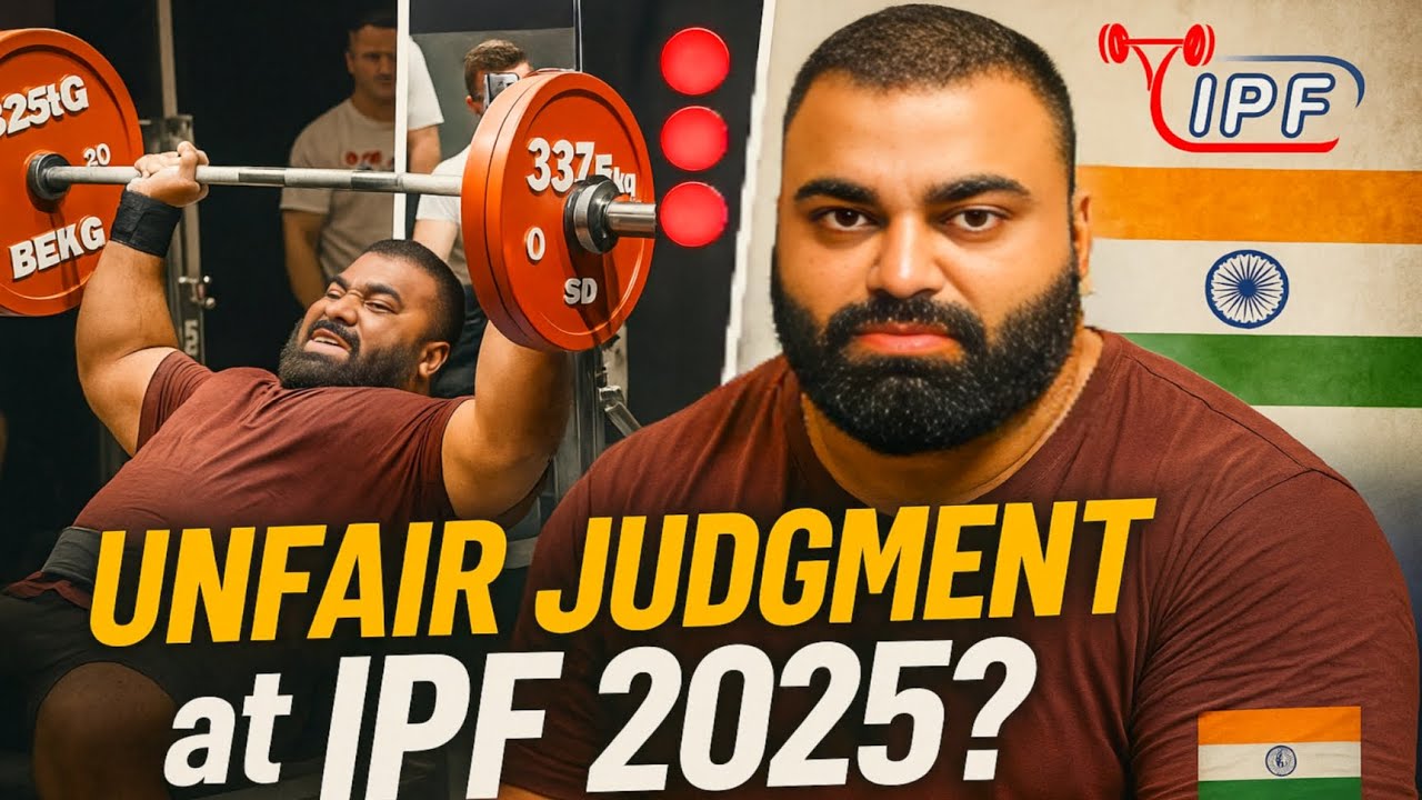 Bhaskar Shah Unfair Finish | IPF World Bench Press Championship 2025 - Norway