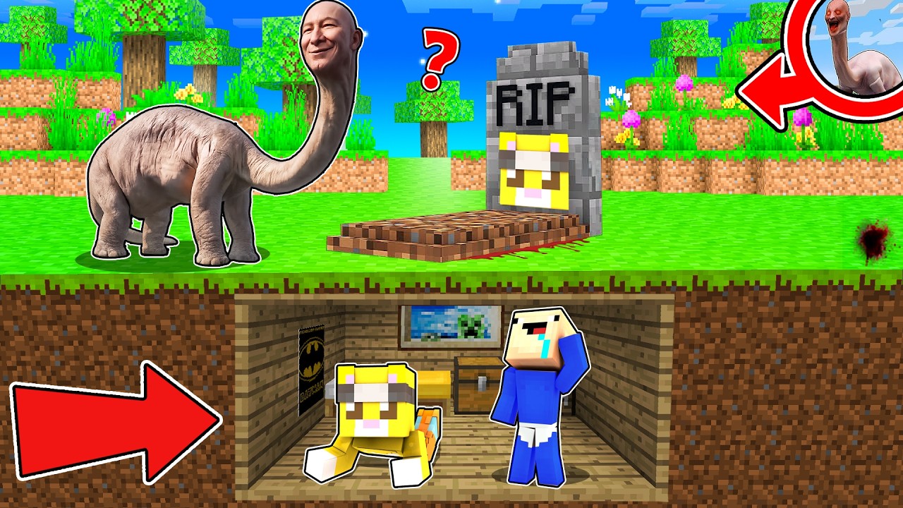 ¡FingÍ mi MUERTE para ESCAPAR de TALASOFOBIA en Minecraft!