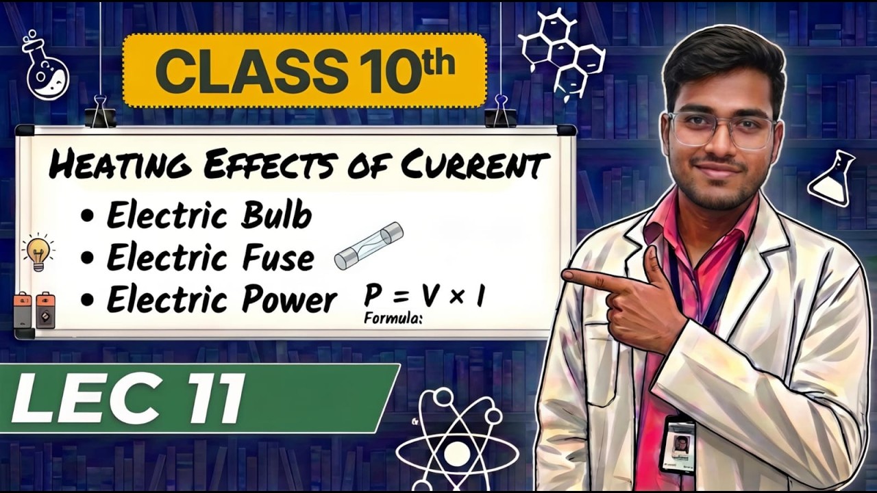 Current Electricityll विद्युत धारा ll Lec 11 last ll Class 10 ll Deep NCERTll Shyam SumanllBSEB/CBSE
