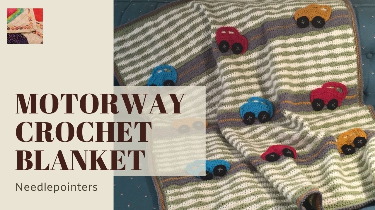 Motorway Crochet Blanket
