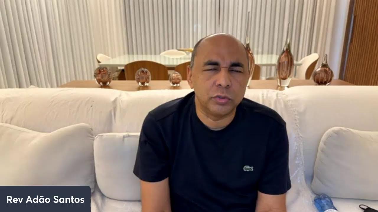 Rev. Adão Santos ao vivo