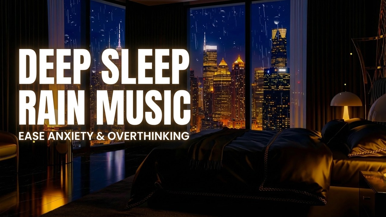 Deep Sleep Rain Music - Soothing Sounds to Ease Anxiety and Overthinking