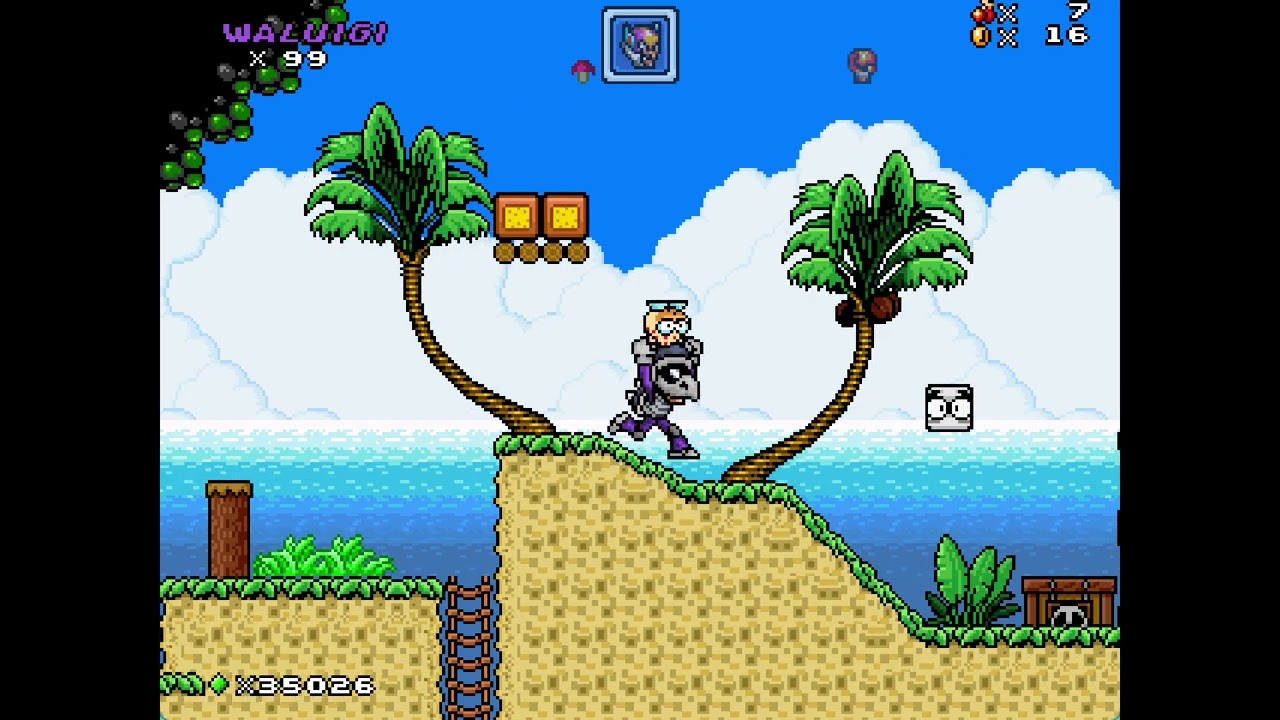 MKF Waluigi in Rice Beach