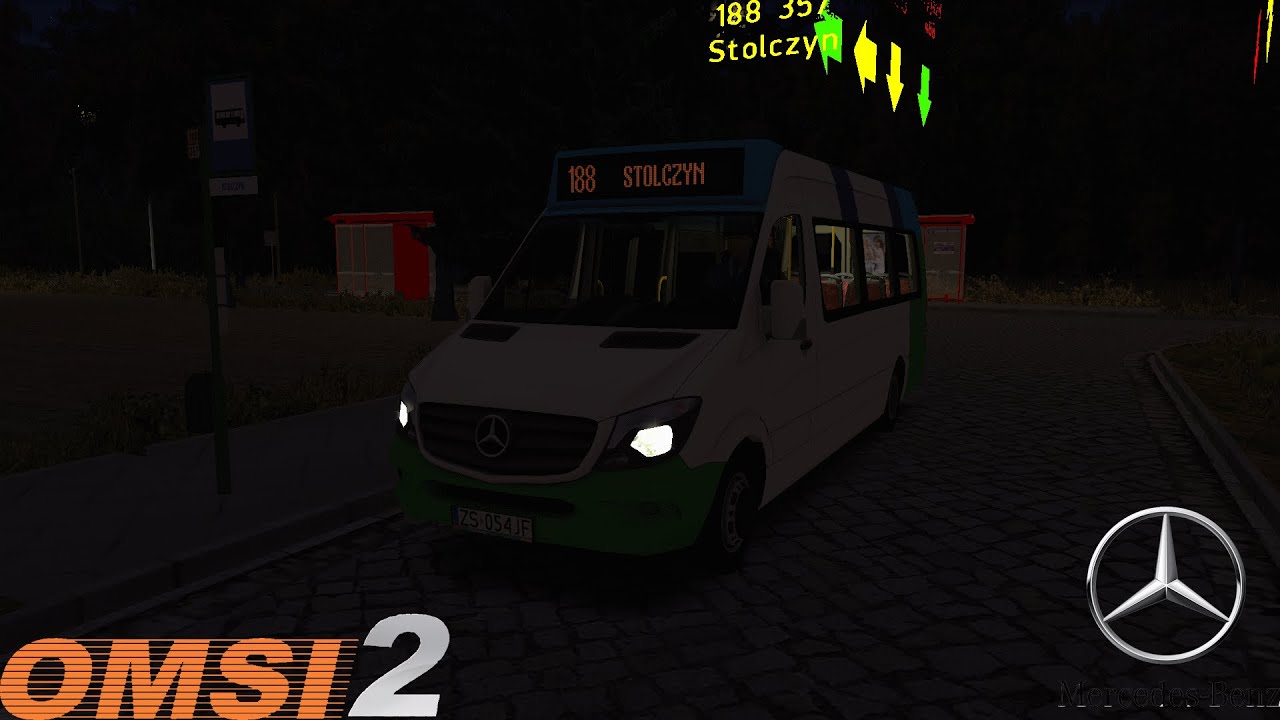 Omsi 2 - Fikcyjny Szczecin - Line 188 - Mercedes Benz Sprinter W906 Facelift