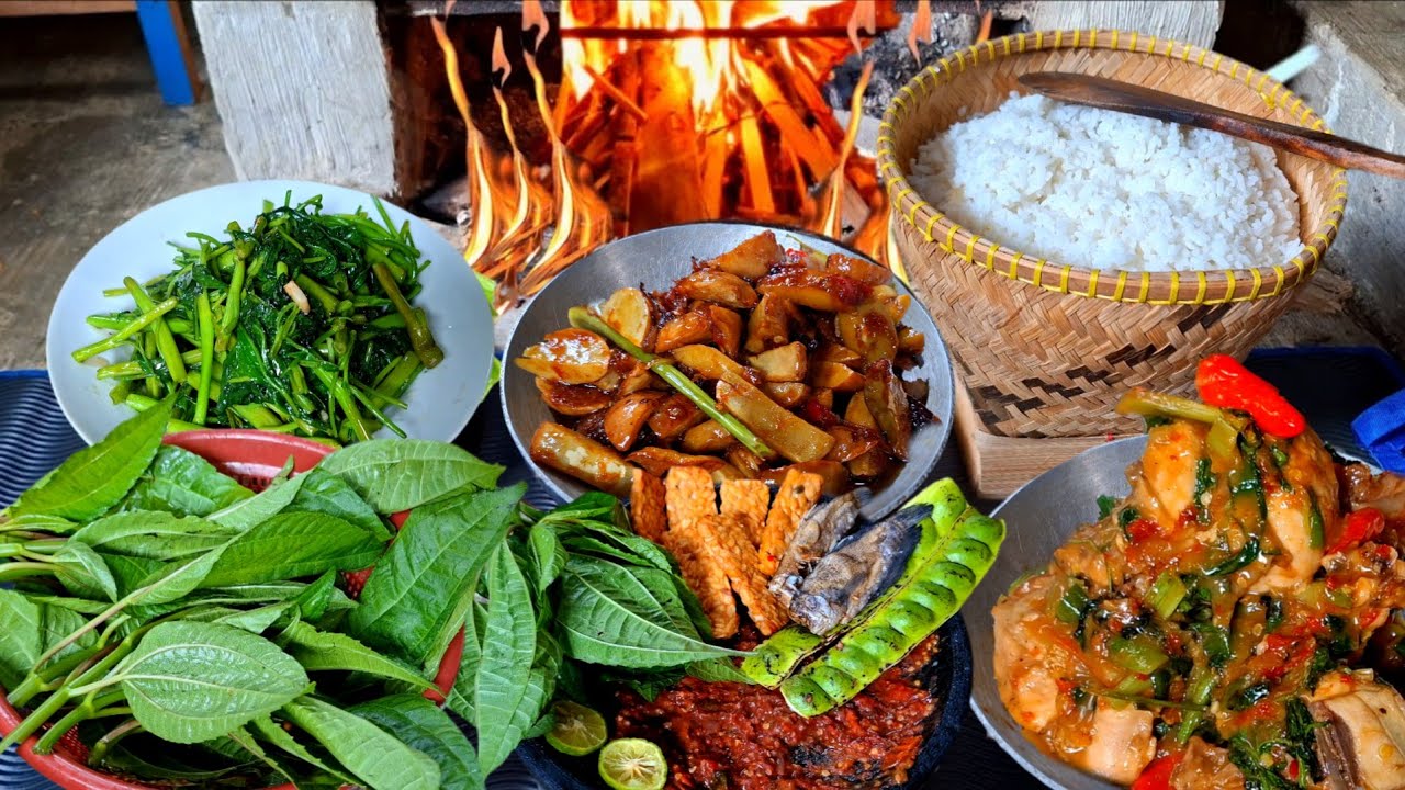 SENIKMAT INI BOTRAM BARENG KELUARGA LUDES MENGGIURKAN‼️GORENG JENGKOL,SAMBEL TRASI,PETE,ASIN SEPAT