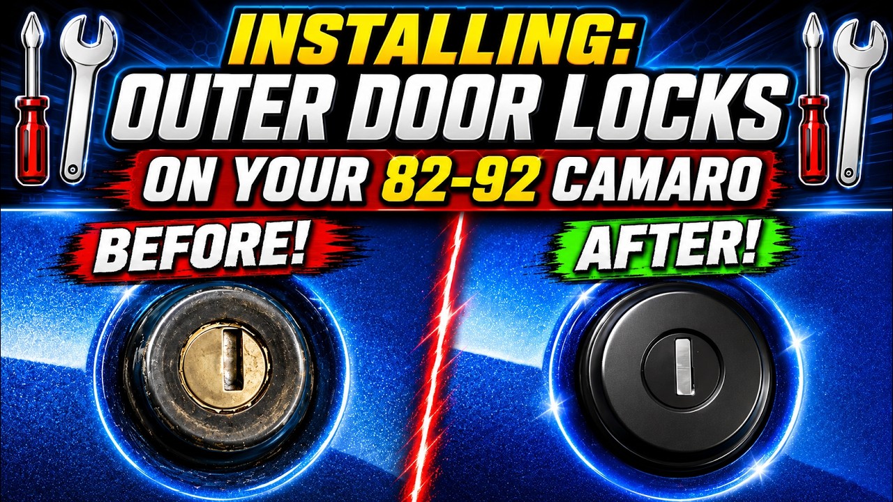 INSTALLING - OUTER DOOR LOCKS FOR 82-92 CAMARO