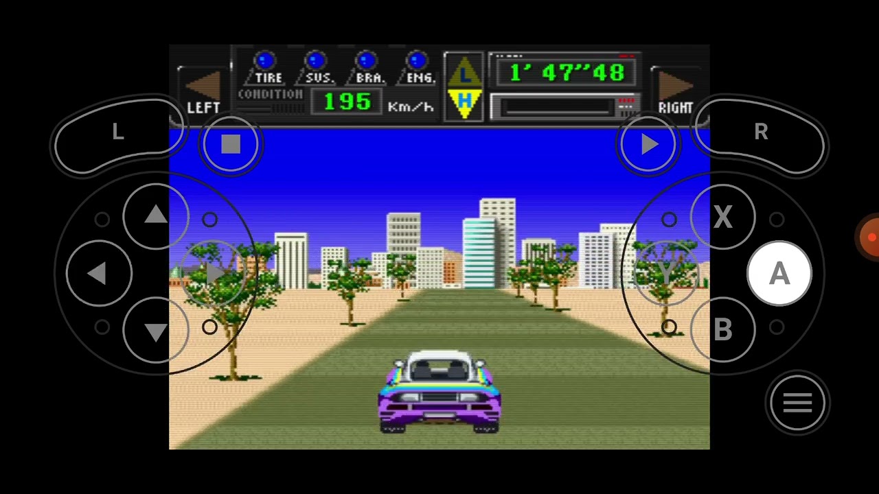 1991 Jaleco Rally Big Run The Supreme 4WD Challenge Super Nintendo Title 